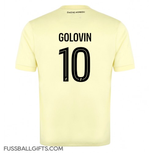 AS Monaco Aleksandr Golovin #10 Fußballbekleidung 3rd trikot 2025-26 Kurzarm AS Monaco Aleksandr Golovin #10 Fußballbekleidung 3rd trikot 2025-26 Kurzarm